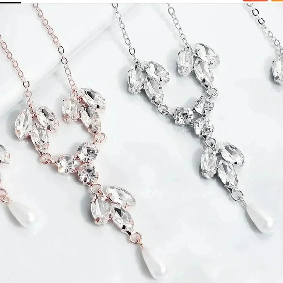 Necklace for Backless Wedding Dress & Evening Dress - Picture 4 of 7